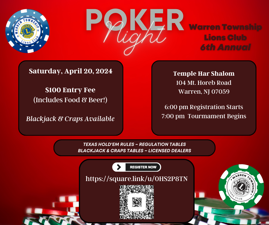 Poker Night 2024 Flyer